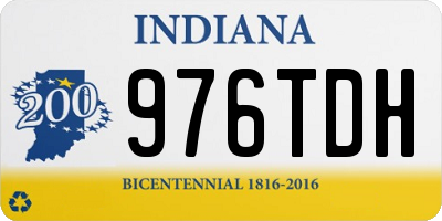 IN license plate 976TDH