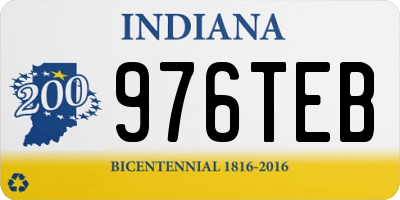 IN license plate 976TEB