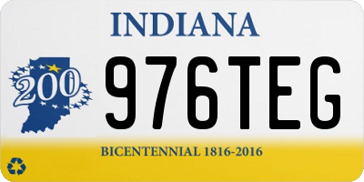 IN license plate 976TEG