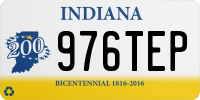 IN license plate 976TEP
