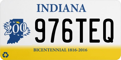 IN license plate 976TEQ