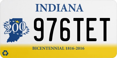 IN license plate 976TET