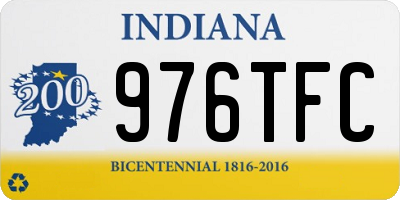 IN license plate 976TFC