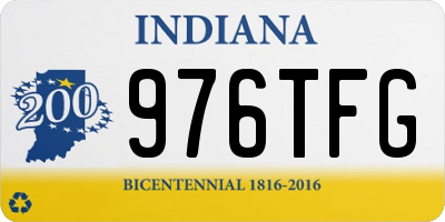 IN license plate 976TFG
