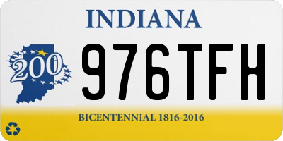 IN license plate 976TFH