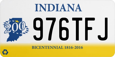 IN license plate 976TFJ