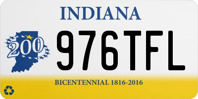 IN license plate 976TFL
