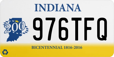 IN license plate 976TFQ