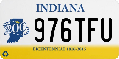 IN license plate 976TFU