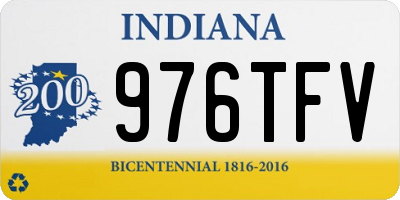 IN license plate 976TFV