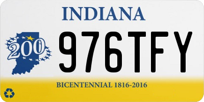 IN license plate 976TFY