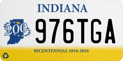 IN license plate 976TGA