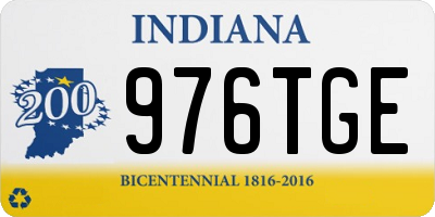 IN license plate 976TGE