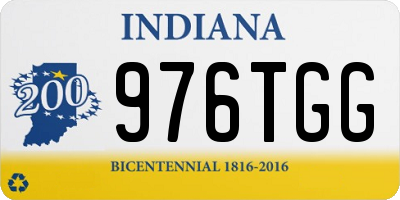 IN license plate 976TGG