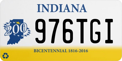 IN license plate 976TGI