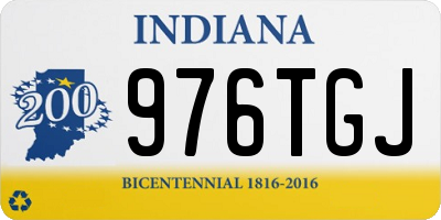 IN license plate 976TGJ