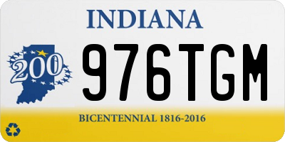 IN license plate 976TGM