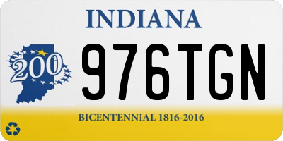 IN license plate 976TGN