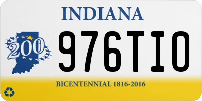IN license plate 976TIO