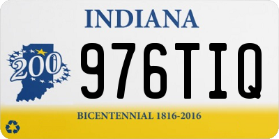 IN license plate 976TIQ