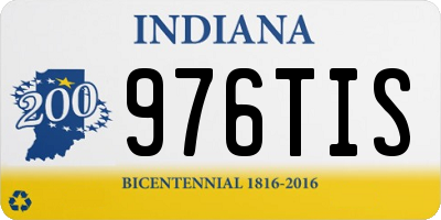 IN license plate 976TIS