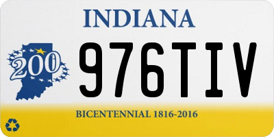 IN license plate 976TIV