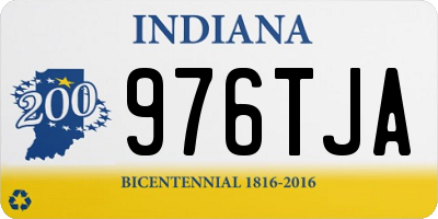 IN license plate 976TJA