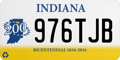 IN license plate 976TJB