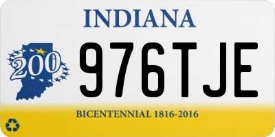 IN license plate 976TJE