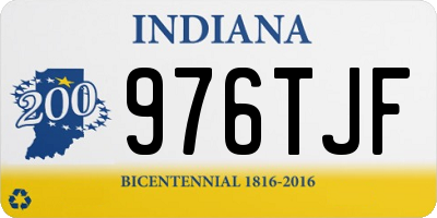 IN license plate 976TJF