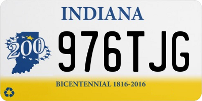 IN license plate 976TJG