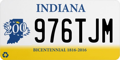 IN license plate 976TJM