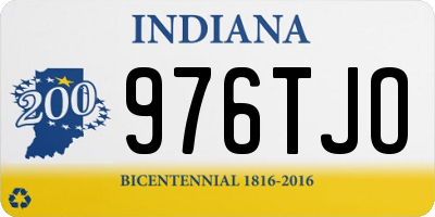 IN license plate 976TJO