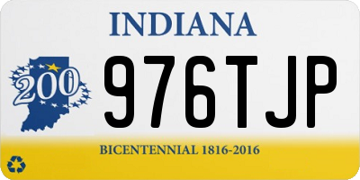 IN license plate 976TJP