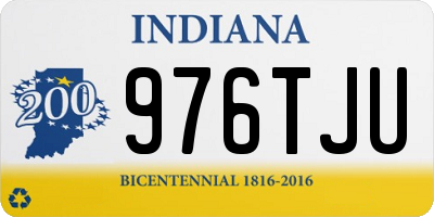 IN license plate 976TJU
