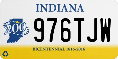 IN license plate 976TJW