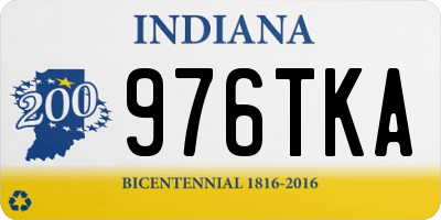 IN license plate 976TKA