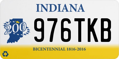 IN license plate 976TKB