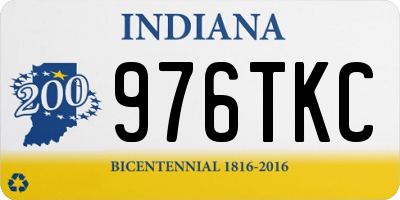 IN license plate 976TKC