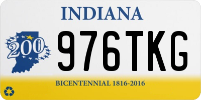 IN license plate 976TKG