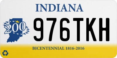 IN license plate 976TKH