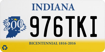 IN license plate 976TKI
