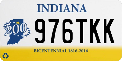 IN license plate 976TKK