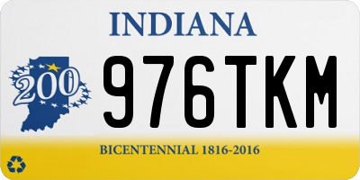 IN license plate 976TKM