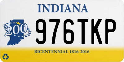 IN license plate 976TKP