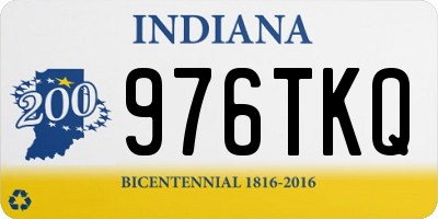 IN license plate 976TKQ