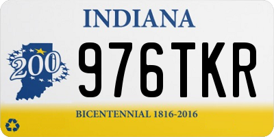 IN license plate 976TKR