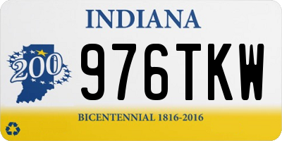 IN license plate 976TKW