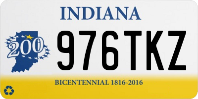 IN license plate 976TKZ