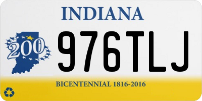IN license plate 976TLJ